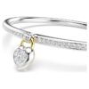 Idyllia-armband met gemengde slijpvormen, hart, roze, gemengde metaalafwerking Idyllia-armband met gemengde slijpvormen, hart, roze, gemengde metaalafwerking