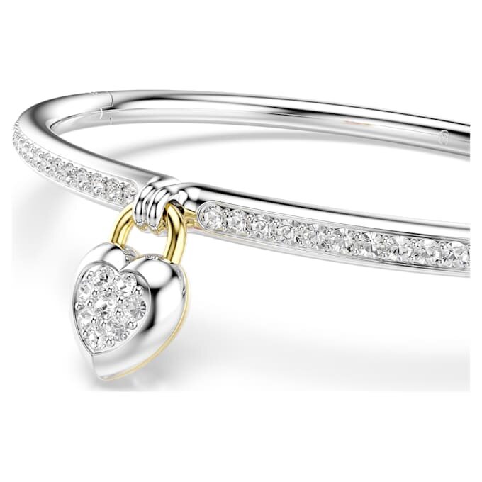 Idyllia-armband met gemengde slijpvormen, hart, roze, gemengde metaalafwerking Idyllia-armband met gemengde slijpvormen, hart, roze, gemengde metaalafwerking