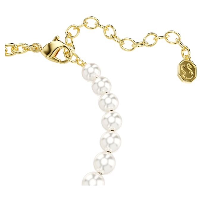 Idyllia-armband met kristallen parel, ronde slijpvorm, teddybeer, goudkleurig, verguld Idyllia-armband met kristallen parel, ronde slijpvorm, teddybeer, goudkleurig, verguld