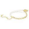 Idyllia-armband met kristallen parel, ronde slijpvorm, teddybeer, goudkleurig, verguld Idyllia-armband met kristallen parel, ronde slijpvorm, teddybeer, goudkleurig, verguld