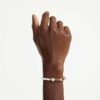 Idyllia-armband met kristallen parels, wit, verguld Idyllia-armband met kristallen parels, wit, verguld