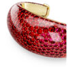 Idyllia-armband rood, verguld