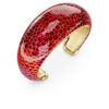 Idyllia-armband rood, verguld