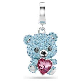 Idyllia-bedel met gemengde slijpvormen, teddybeer, blauw, gerhodineerd