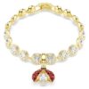Idyllia-bedeltje met gemengde slijpvormen, lieveheersbeestje, rood, verguld Idyllia-bedeltje met gemengde slijpvormen, lieveheersbeestje, rood, verguld