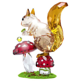 Idyllia Eekhoorn en paddenstoelen