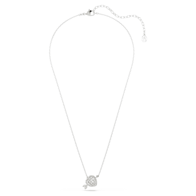 Idyllia-hanger met gemengde slijpvormen, hart met pijl, wit, gemengde metaalafwerking Idyllia-hanger met gemengde slijpvormen, hart met pijl, wit, gemengde metaalafwerking
