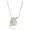 Idyllia-hanger met gemengde slijpvormen, hart met pijl, wit, gemengde metaalafwerking Idyllia-hanger met gemengde slijpvormen, hart met pijl, wit, gemengde metaalafwerking
