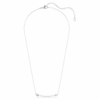 Idyllia-hanger met gemengde slijpvormen, pijl, wit, gerhodineerd