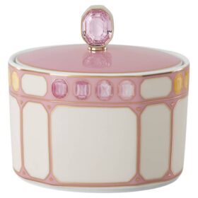 Idyllia suikerpot van porselein, roze