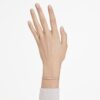 Imber-armband met gemengde ronde slijpvormen, roze, roségoudkleurig verguld