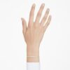 Imber-armband met gemengde ronde slijpvormen, wit, verguld