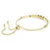 Imber-armband met gemengde ronde slijpvormen, wit, verguld