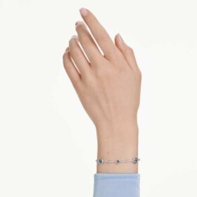 imber armband met ronde slijpvorm blauw gerhodineerd 1 280x280 - Imber-armband met ronde slijpvorm, blauw, gerhodineerd