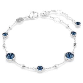 imber armband met ronde slijpvorm blauw gerhodineerd 2 280x280 - Imber-armband met ronde slijpvorm, blauw, gerhodineerd