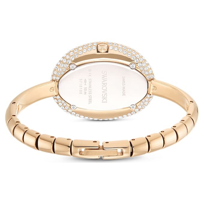 Imber-armbandhorloge, Swiss Made, metalen armband, goudkleurig, champagnekleurige afwerking Imber-armbandhorloge, Swiss Made, metalen armband, goudkleurig, champagnekleurige afwerking