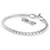Imber Emily tennisarmband met ronde slijpvorm, wit, gerhodineerd Imber Emily tennisarmband met ronde slijpvorm, wit, gerhodineerd