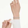 Imber Emily tennisarmband met ronde slijpvorm, zwart, gerhodineerd Imber Emily tennisarmband met ronde slijpvorm, zwart, gerhodineerd