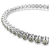 Imber Emily tennisarmband met ronde slijpvorm, zwart, gerhodineerd Imber Emily tennisarmband met ronde slijpvorm, zwart, gerhodineerd