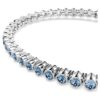 Imber Emily tennisarmband, rond geslepen, blauw, gerhodineerd Imber Emily tennisarmband, rond geslepen, blauw, gerhodineerd