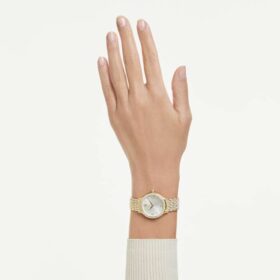 Imber-horloge, Swiss Made, metalen armband, goudkleurig, goudkleurige afwerking Imber-horloge, Swiss Made, metalen armband, goudkleurig, goudkleurige afwerking