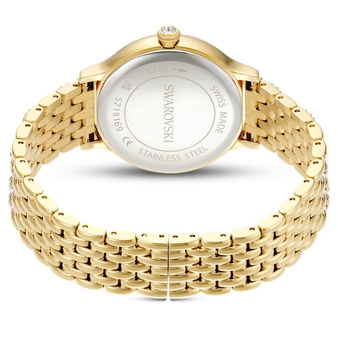 Imber-horloge, Swiss Made, metalen armband, goudkleurig, goudkleurige afwerking Imber-horloge, Swiss Made, metalen armband, goudkleurig, goudkleurige afwerking