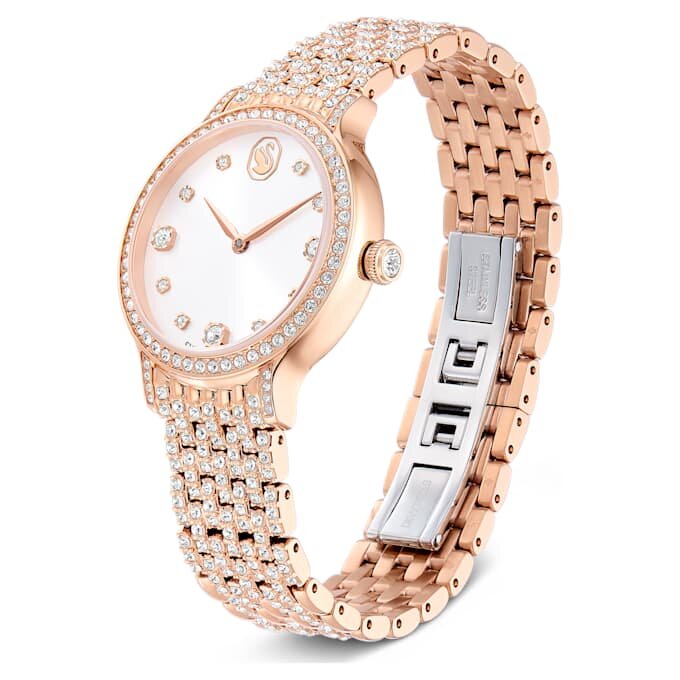 Imber-horloge, Swiss Made, metalen armband, roségoudkleurig, roségoudkleurige afwerking Imber-horloge, Swiss Made, metalen armband, roségoudkleurig, roségoudkleurige afwerking