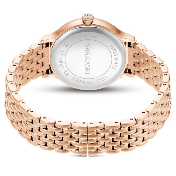Imber-horloge, Swiss Made, metalen armband, roségoudkleurig, roségoudkleurige afwerking Imber-horloge, Swiss Made, metalen armband, roségoudkleurig, roségoudkleurige afwerking