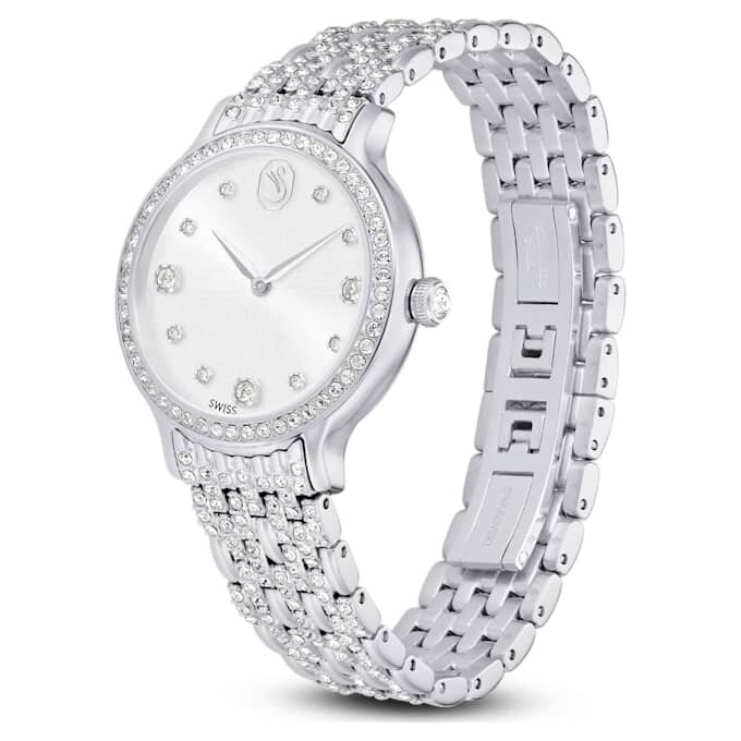 Imber-horloge, Swiss Made, metalen armband, zilverkleurig, roestvrij staal Imber-horloge, Swiss Made, metalen armband, zilverkleurig, roestvrij staal