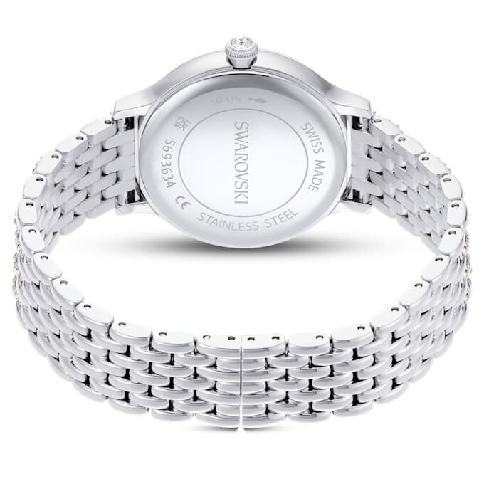 Imber-horloge, Swiss Made, metalen armband, zilverkleurig, roestvrij staal Imber-horloge, Swiss Made, metalen armband, zilverkleurig, roestvrij staal