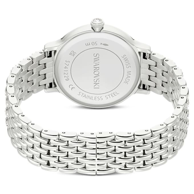 Imber-horloge, Swiss Made, metalen armband, zilverkleurig, roestvrij staal Imber-horloge, Swiss Made, metalen armband, zilverkleurig, roestvrij staal
