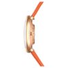 Imber ovaal horloge, Swiss Made, leren band, oranje, roségoudkleurige afwerking Imber ovaal horloge, Swiss Made, leren band, oranje, roségoudkleurige afwerking
