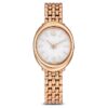 Imber ovaal horloge, Swiss Made, metalen armband, goudkleurig, roségoudkleurige afwerking Imber ovaal horloge, Swiss Made, metalen armband, goudkleurig, roségoudkleurige afwerking