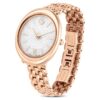 Imber ovaal horloge, Swiss Made, metalen armband, goudkleurig, roségoudkleurige afwerking Imber ovaal horloge, Swiss Made, metalen armband, goudkleurig, roségoudkleurige afwerking