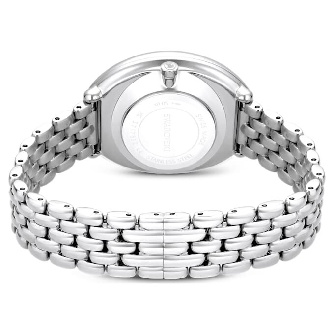 Imber ovaal horloge, Swiss Made, metalen armband, zilverkleurig, roestvrij staal Imber ovaal horloge, Swiss Made, metalen armband, zilverkleurig, roestvrij staal