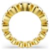 Imber-ring met gemengde ronde slijpvormen, wit, verguld in goudkleur Imber-ring met gemengde ronde slijpvormen, wit, verguld in goudkleur