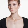 Imber Y-ketting, ronde slijpvorm, wit, verguld Imber Y-ketting, ronde slijpvorm, wit, verguld