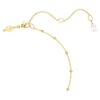 Imber Y-ketting, ronde slijpvorm, wit, verguld Imber Y-ketting, ronde slijpvorm, wit, verguld
