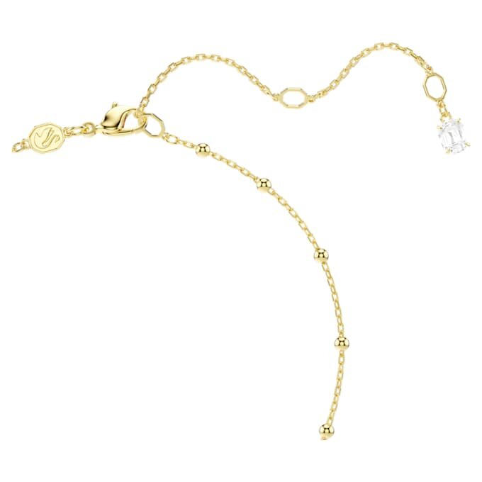 Imber Y-ketting, ronde slijpvorm, wit, verguld Imber Y-ketting, ronde slijpvorm, wit, verguld
