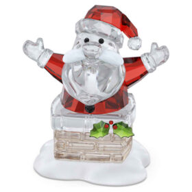 Kerstvreugde: de kerstman en de schoorsteen