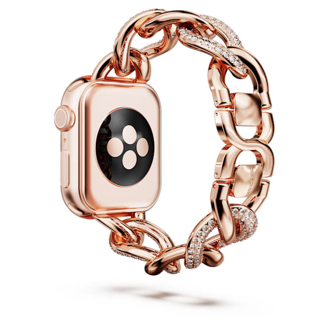 Kettingband voor Apple Watch® 40 mm & 41 mm, roségoudkleurig, roségoudkleurige afwerking Kettingband voor Apple Watch® 40 mm & 41 mm, roségoudkleurig, roségoudkleurige afwerking