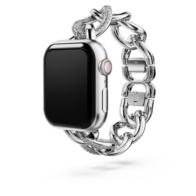 Kettingband voor Apple Watch® 40 mm & 41 mm, zilverkleurig, roestvrij staal Kettingband voor Apple Watch® 40 mm & 41 mm, zilverkleurig, roestvrij staal