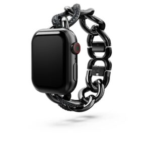 Kettingband voor Apple Watch® 40 mm & 41 mm, zwart, zwarte afwerking