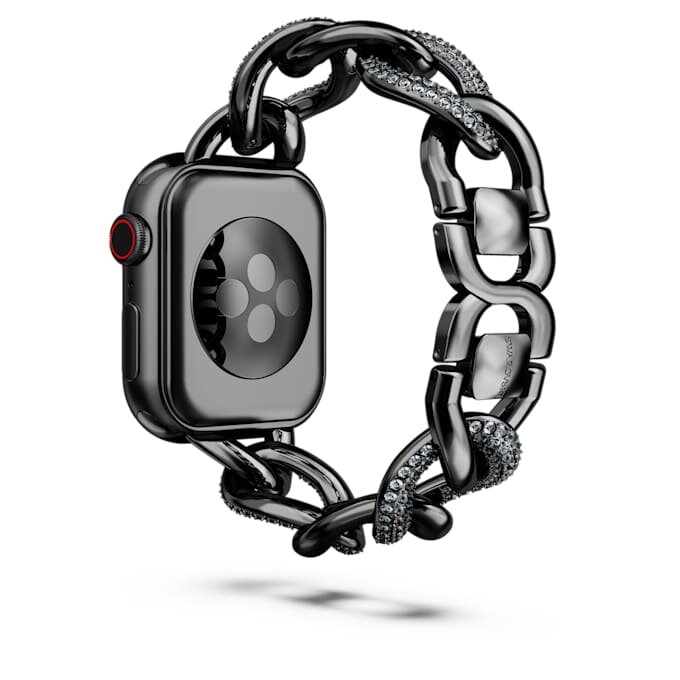Kettingband voor Apple Watch® 40 mm & 41 mm, zwart, zwarte afwerking Kettingband voor Apple Watch® 40 mm & 41 mm, zwart, zwarte afwerking