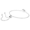 Magische armband met engel, blauw, gerhodineerd