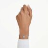 Magische armband met sneeuwvlok, blauw, gerhodineerd