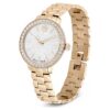 Matrix 3-Link horloge, Swiss Made, metalen armband, goudkleurig, champagnekleurige afwerking Matrix 3-Link horloge, Swiss Made, metalen armband, goudkleurig, champagnekleurige afwerking