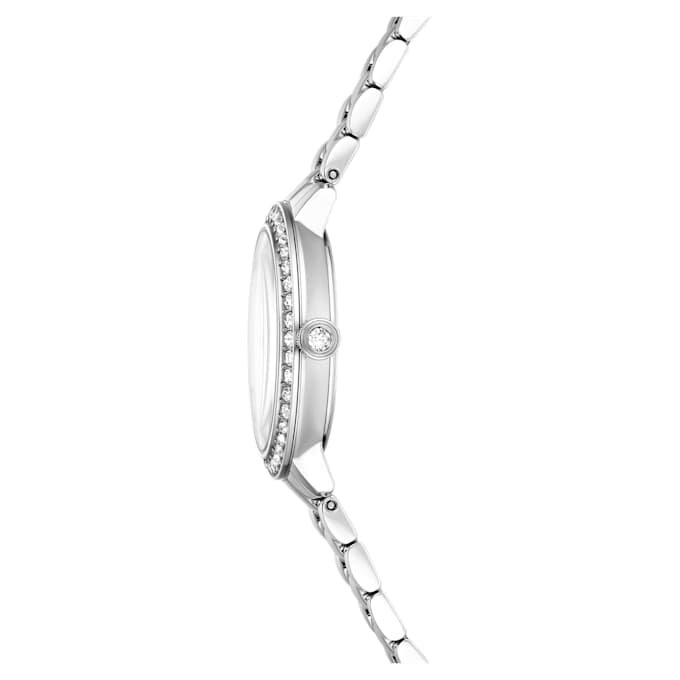 Matrix 3-Link horloge, Swiss Made, metalen armband, zilverkleurig, roestvrij staal Matrix 3-Link horloge, Swiss Made, metalen armband, zilverkleurig, roestvrij staal