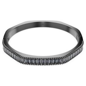 Matrix-armband met baguette-slijpsel, achthoekige vorm, grijs, gerutheniumd Matrix-armband met baguette-slijpsel, achthoekige vorm, grijs, gerutheniumd
