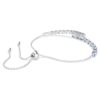 Matrix-armband met gemengde slijpvormen, blauw, gerhodineerd Matrix-armband met gemengde slijpvormen, blauw, gerhodineerd